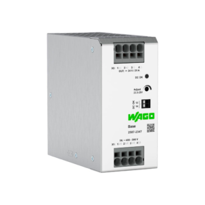 Fonte de Alimentação Comutada; Mono e Trifásica; Tensão de saída de 24VCC; Corrente de saída de 5 a 40A