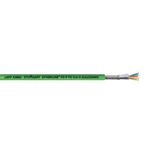 Cabo Ethernet ETHERLINE FD P FC Cat.5; 2 x 2 x AWG 22; PROFINET Tipo C; PUR – 2170894